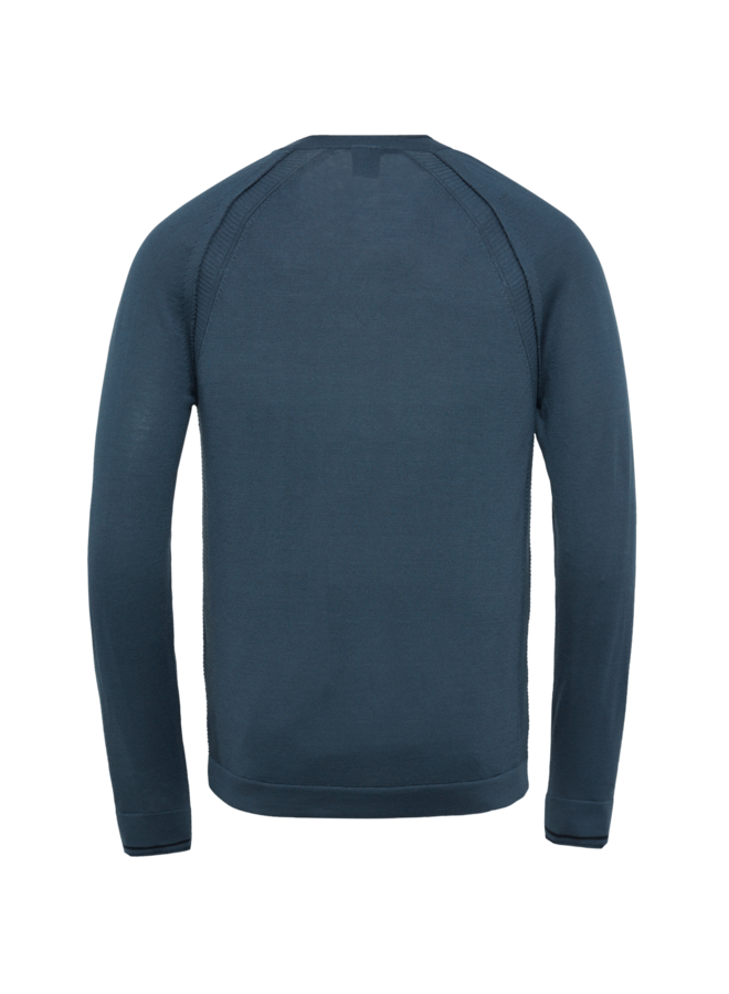 CKW2210354 5434 Cast Iron Crewneck slim fit merino crew