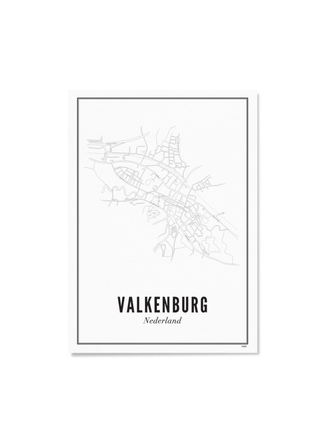 Wijck. Print Valkenburg 21x30