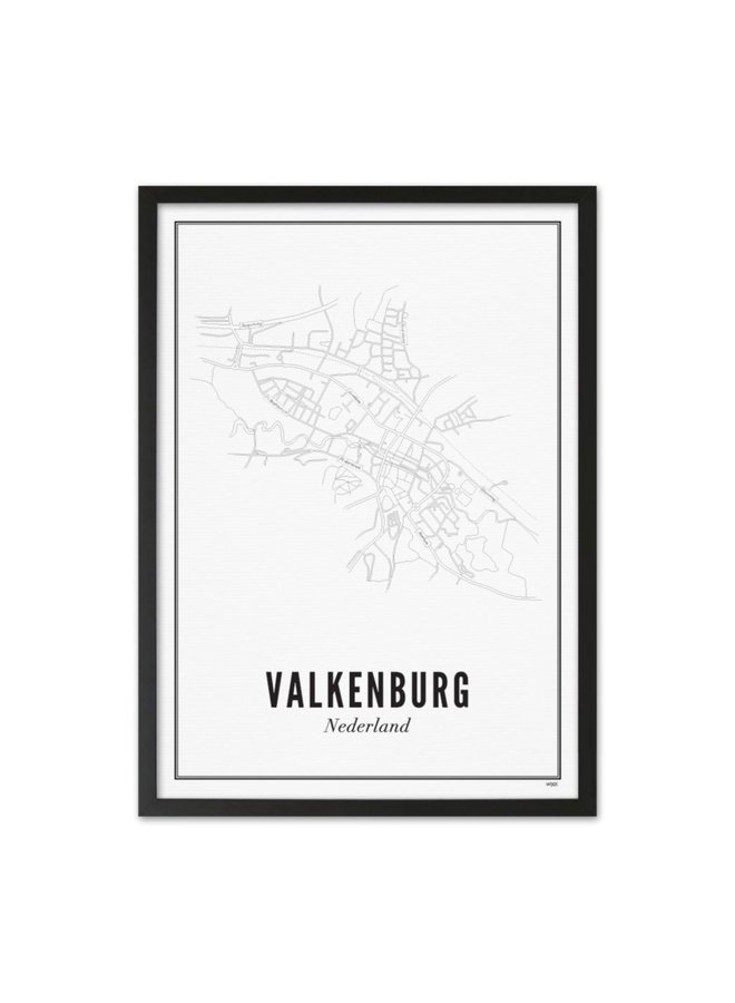 Wijck. Print Valkenburg 30x40