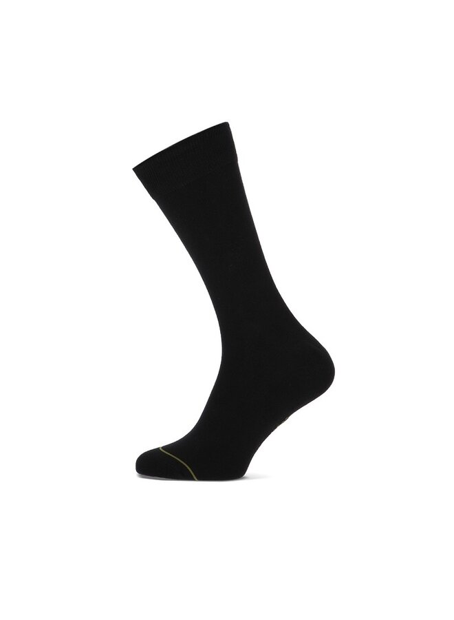 92164 6990P MarcMarcs Mens sock MM erwin cotton 2-pack  2p 2x Black