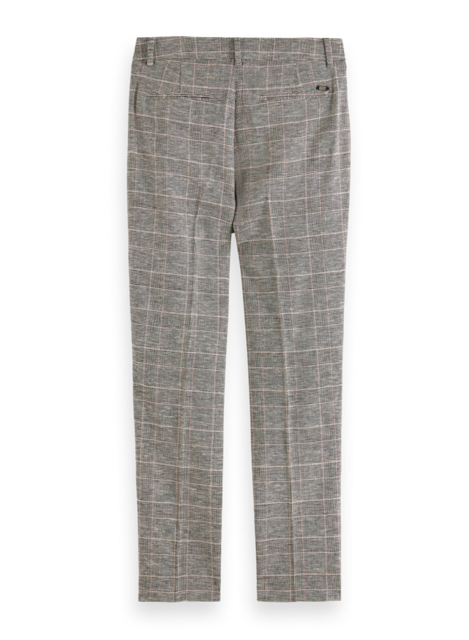 176974 6401 Scotch & Soda Lowry - mid rise slim prince of wales pant Prince of wales check