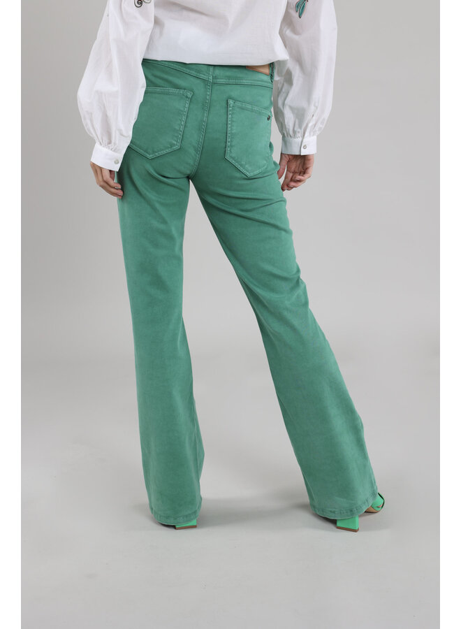 SS24033169 Nukus Fem Pants Flare Green