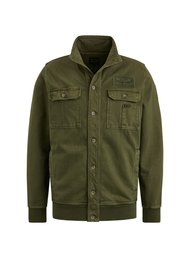 PSW2402408 6149 PME Legend button jacket open end jersey Green