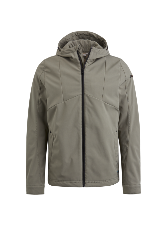 CJA2402146 6495 Cast Iron hooded jacket summer soft-shell rearpack Green