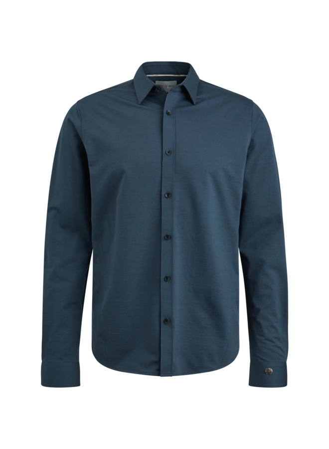 CSI2402210 5113 Cast Iron long sleeve shirt twill jersey 2 tone Blue