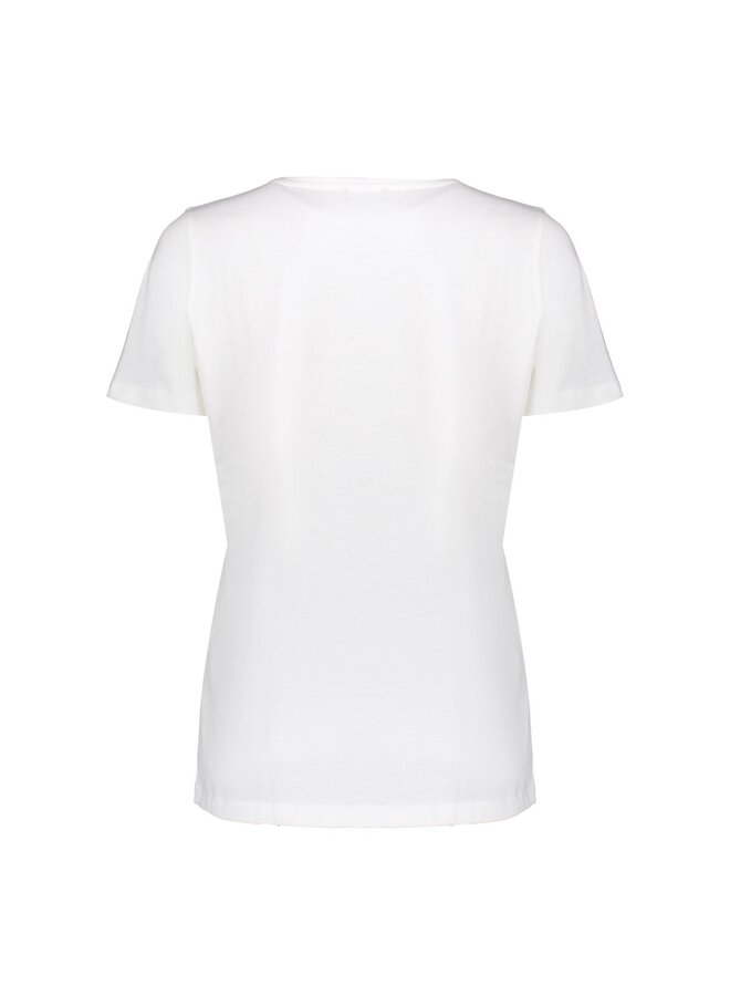 42116-24 010 Geisha T-shirt  off-white/lime/melon