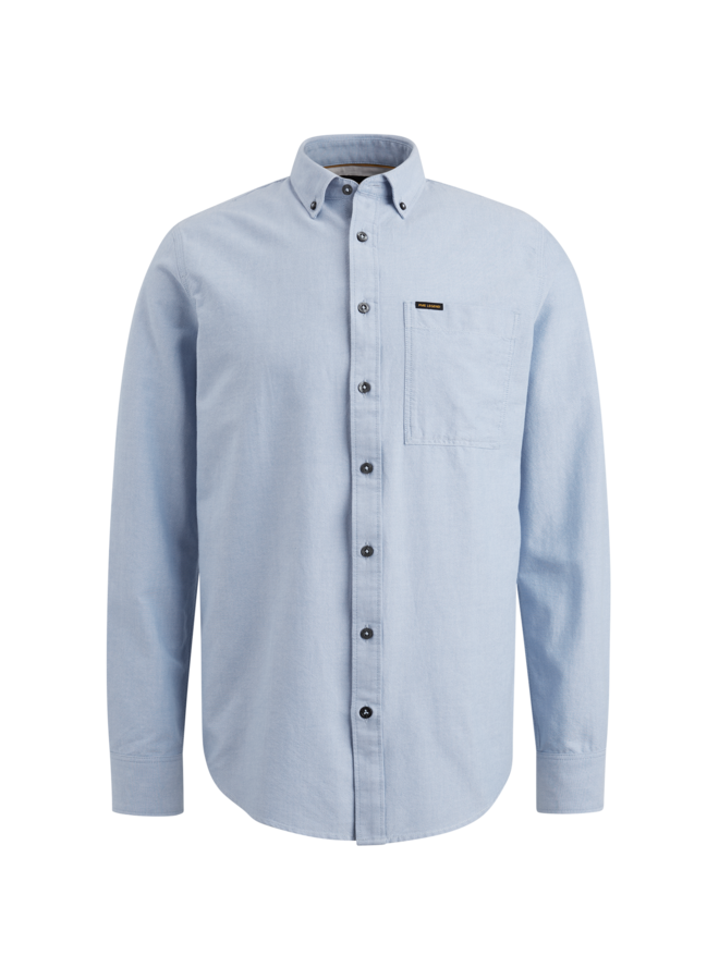 PSI2402205 5041 PME Legend long sleeve shirt plain ctn oxford Blue