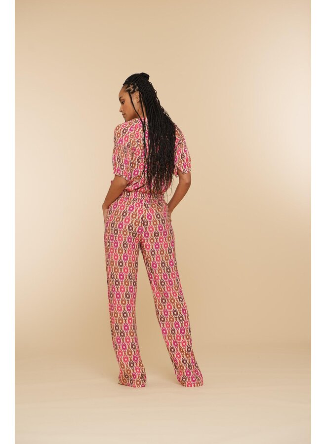 41218-20 720 Geisha Pants sand/brown/fuchsia