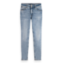 176414 410 Scotch&Soda haut high rise skinny jeans River Dip Navy