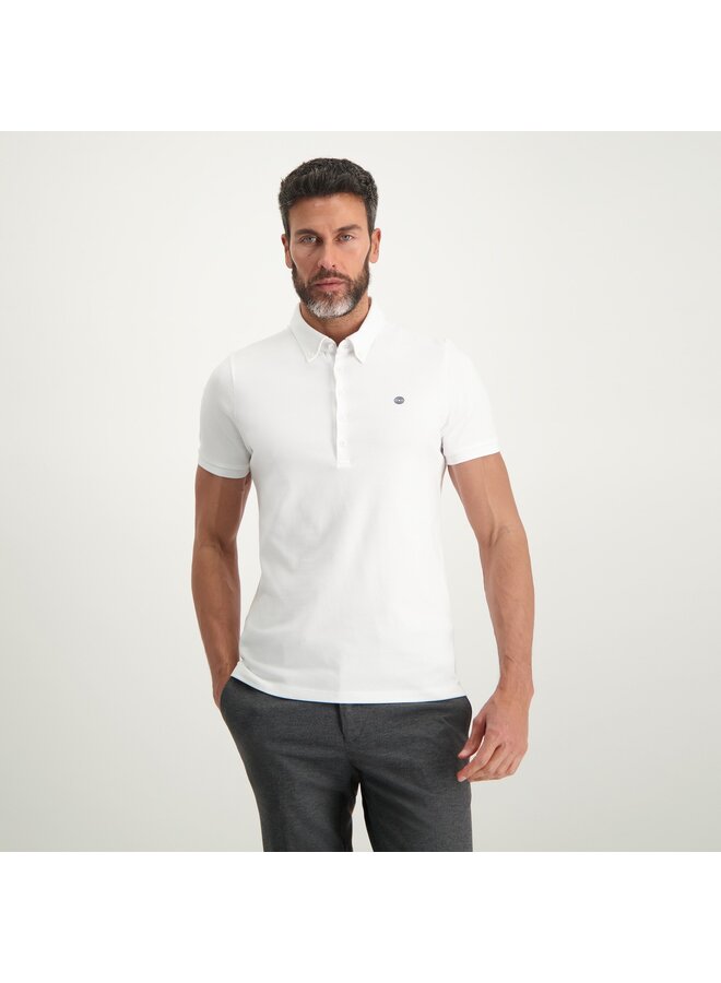 KBIS23-M25 Blue Industry polo white