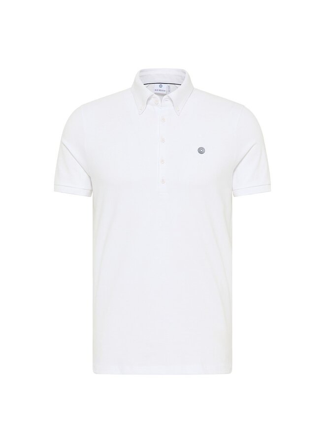 KBIS23-M25 Blue Industry polo white