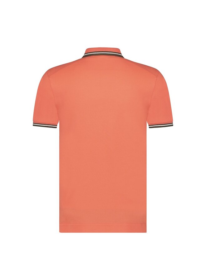 KBIS24-M24 Blue Industry polo coral