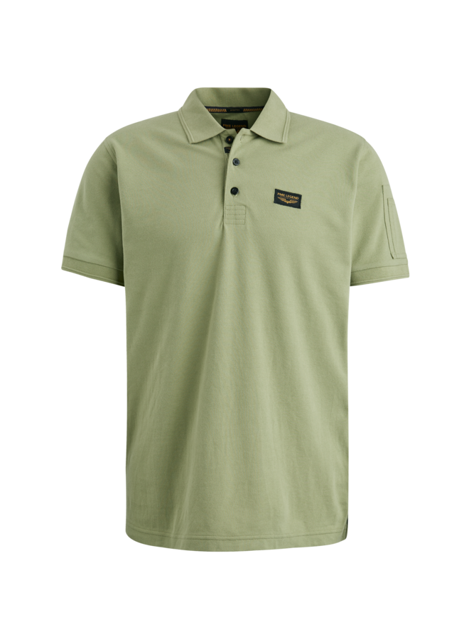 PPSS2403899 6377 PME Legend short sleeve polo trackway Green