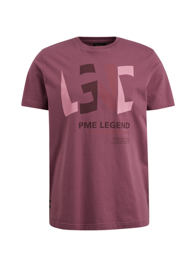 PTSS2403588 4119 PME Legend short sleeve r-neck single jersey Purple