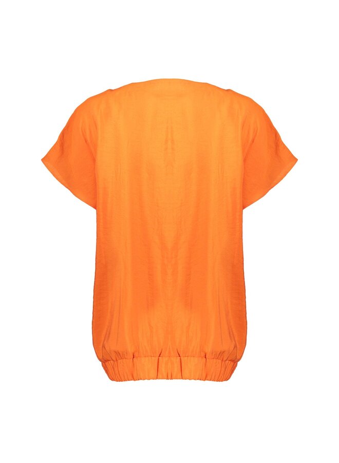 43085-40 250 Geisha Blouse bat sleeves orange