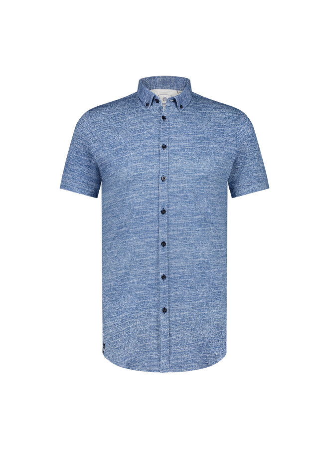 4130.41 Blue Industry Jersey shirt short sleeve  kobalt