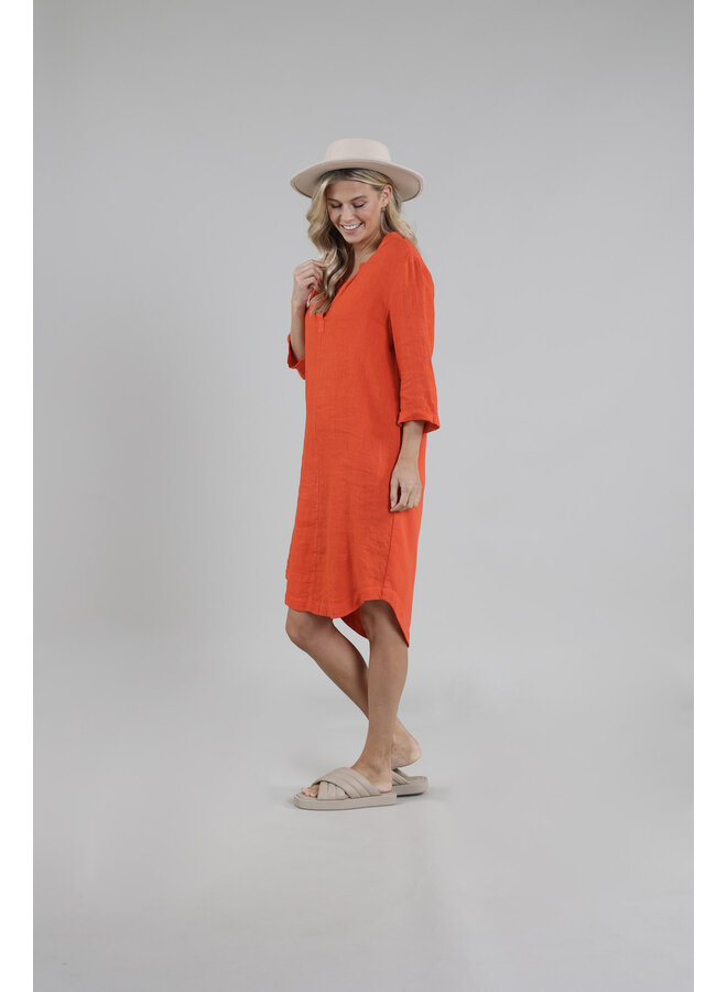 SS24121361 Nukus Kate Dress Coral