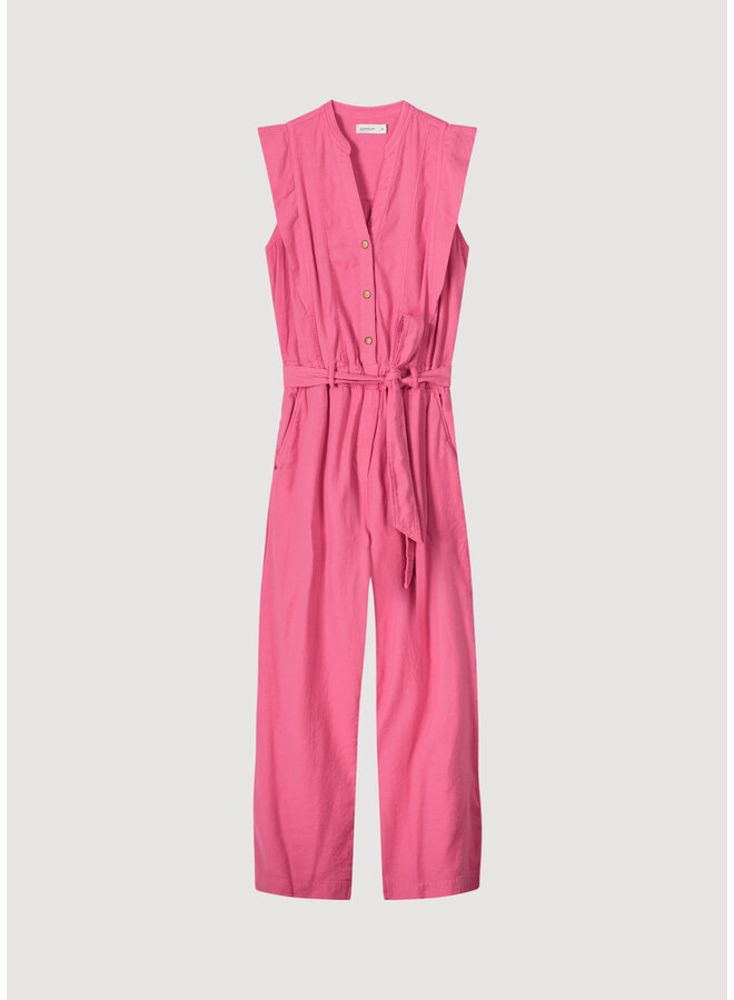 4s2620-12055 530 Summum Jumpsuit cotton linen stretch  Cottoncandy