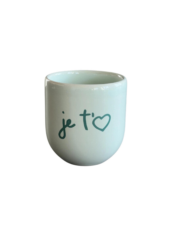 Sisi cup Je t'aime green