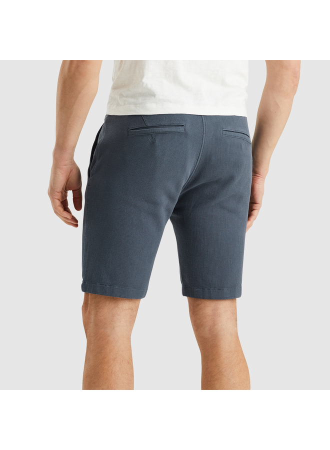 CSH2404684 5113 Cast Iron chino shorts waffle structure Blue