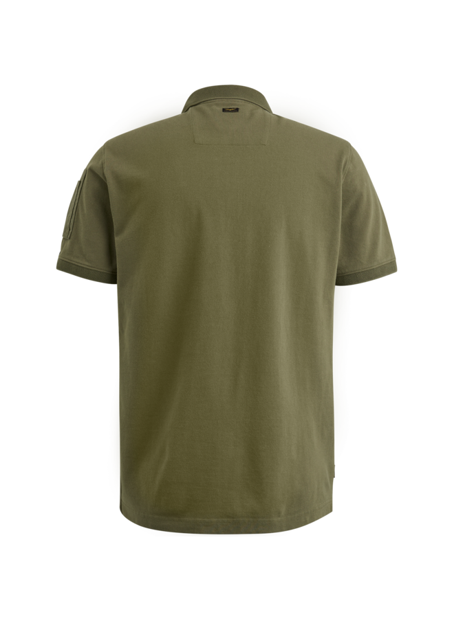 PPSS2404882 6415 PME Legend short sleeve polo pique Green