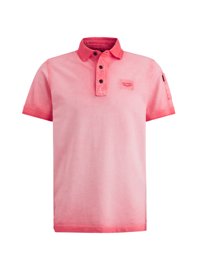 PPSS2404857 3062 PME Legend short sleeve polo cold dye pique Red
