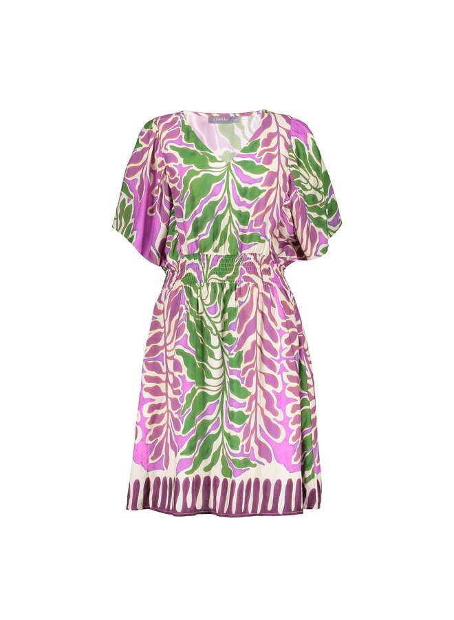 47440-20 380 Geisha Dress purple/off-white