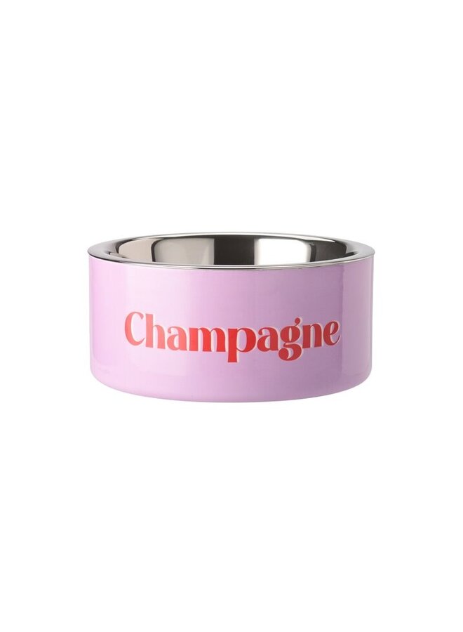 Love Pets drink bowl M, champagne light pink