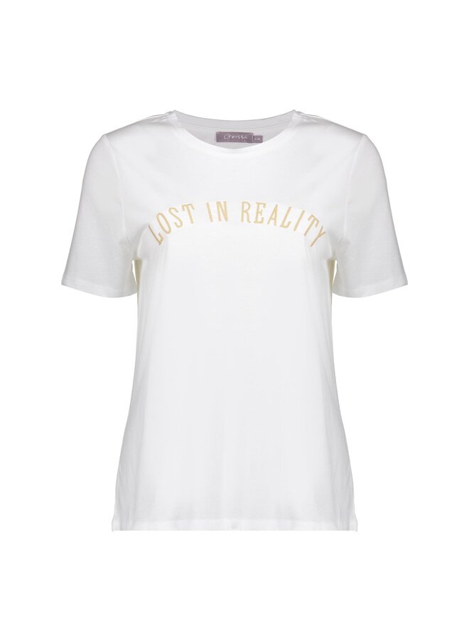 42370-41 010 Geisha T-shirt 'reality' off-white/sand