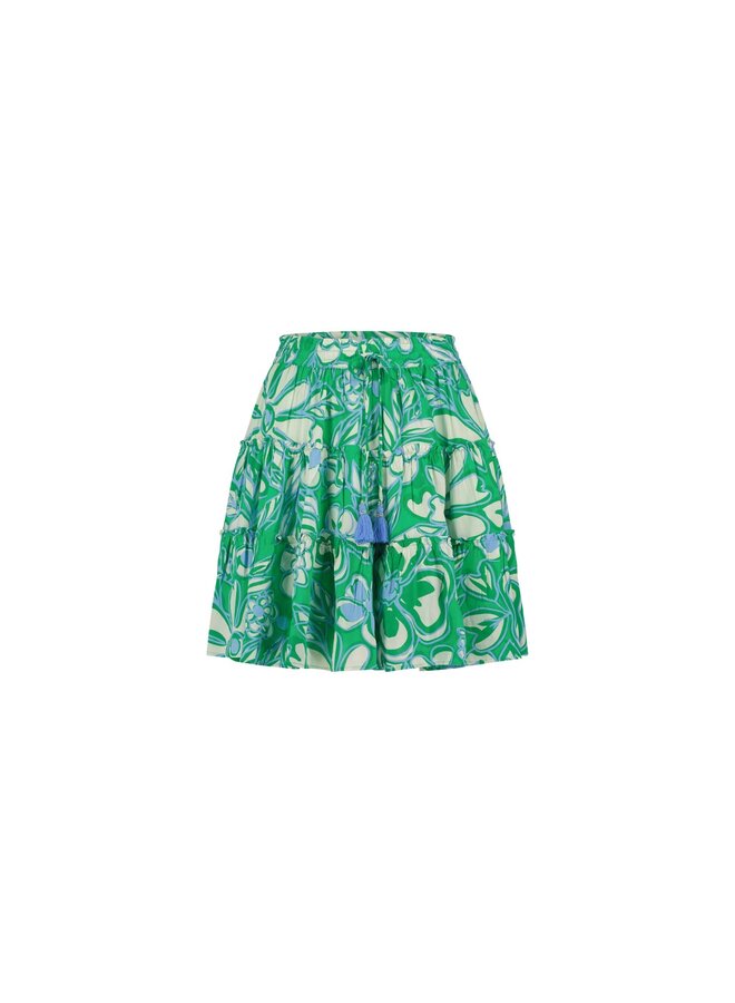 CLT-215-SKI-SS24 Fabienne Chapot Mitzi Skirt Green Apple/Grass Is
