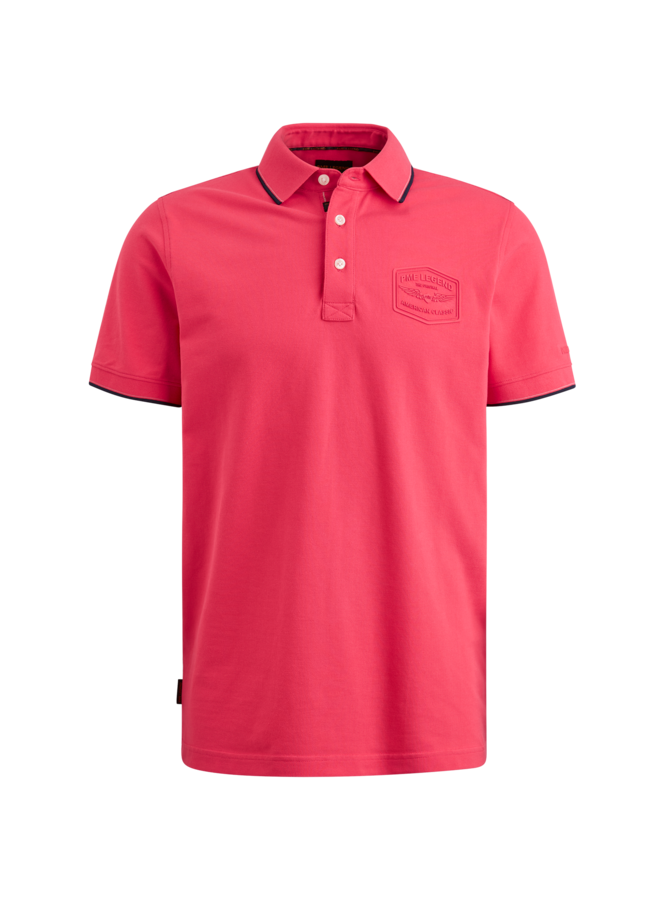 PPSS2404867 3126 PME Legend short sleeve polo stretch pique package Pink