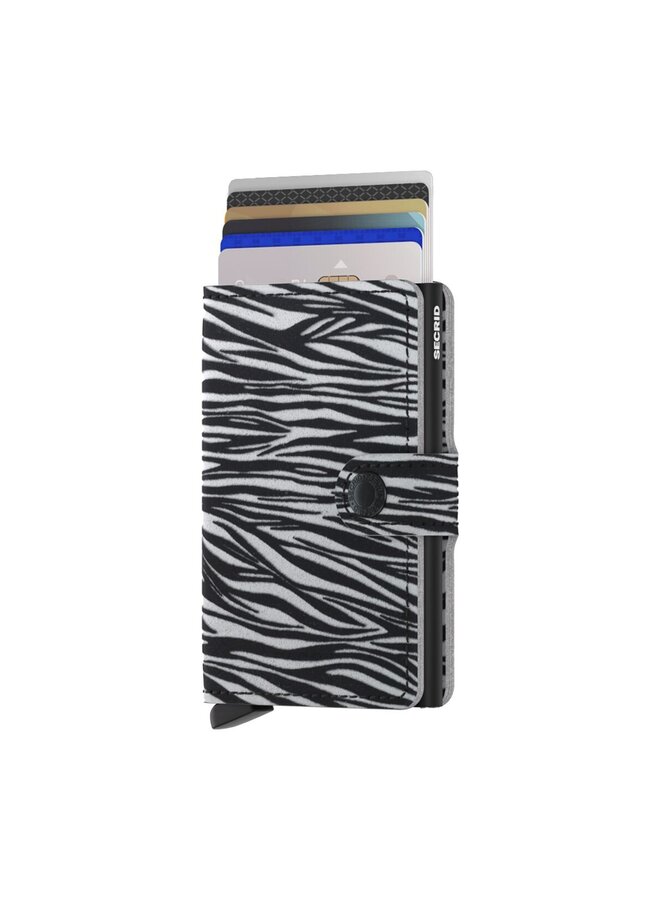 MZA Secrid Miniwallet zebra light Grey