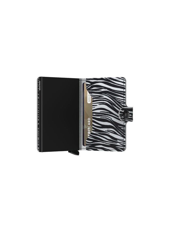 MZA Secrid Miniwallet zebra light Grey
