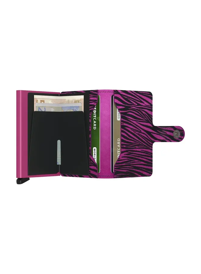 MZA Secrid Miniwallet zebra Fuchsia