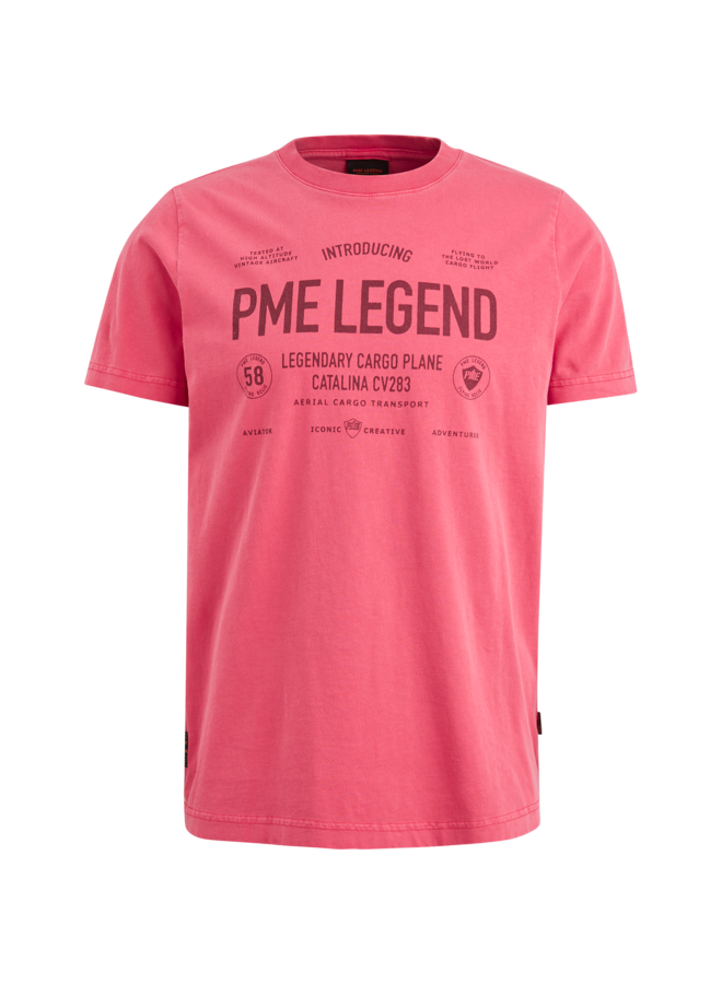 PTSS2405562 3126 PME Legend short sleeve r-neck single jersey Pink