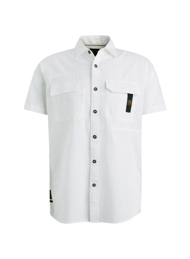 PSIS2405226 7003 PME Legend short sleeve shirt ctn/linen White