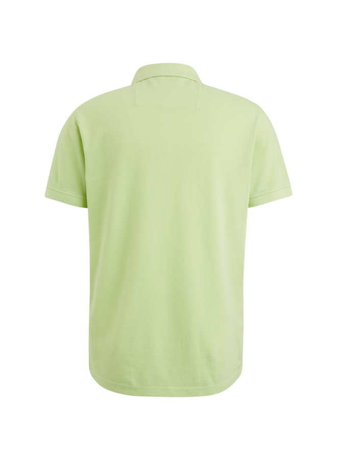 PPSS2405868 6356 PME Legend short sleeve polo pique garment dye Green