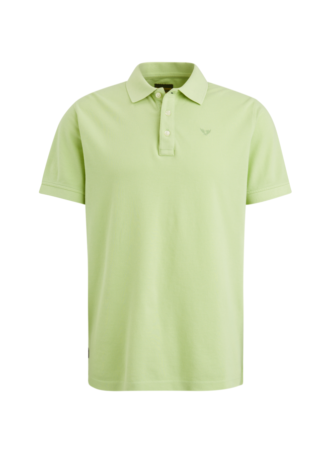 PPSS2405868 6356 PME Legend short sleeve polo pique garment dye Green