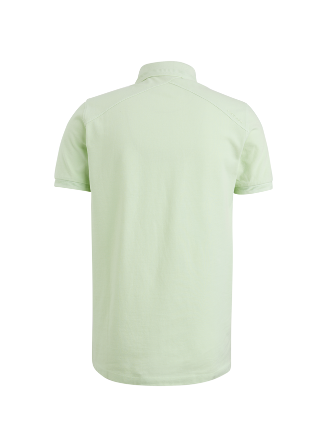 CPSS2405892 6220 Cast Iron short sleeve polo pique garment dyed Green