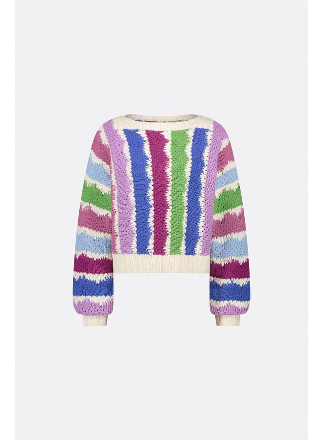 CLTPUL28AW240044 Fabienne Chapot Heath Pullover Multi Stripe