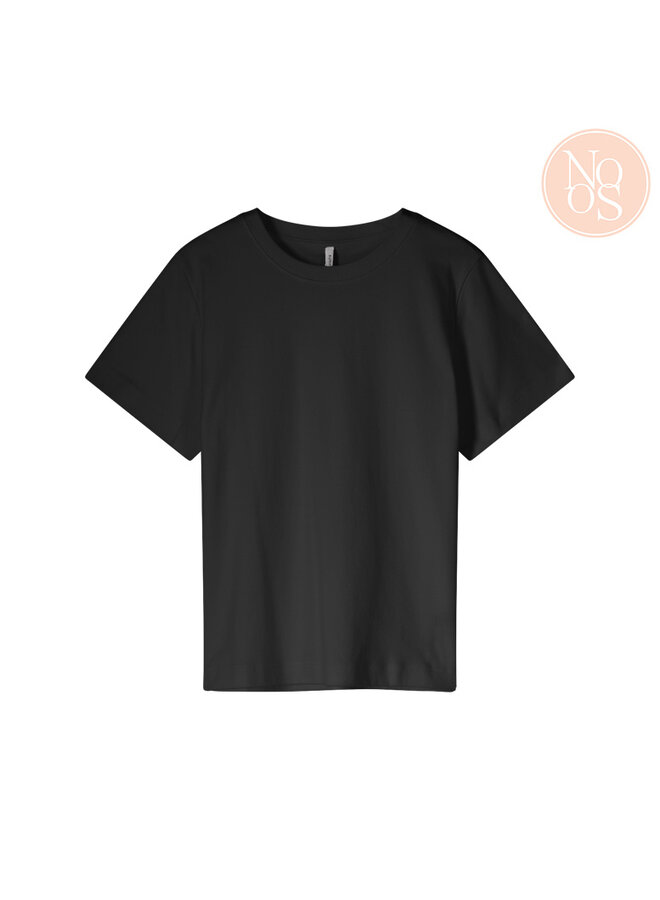 Lyon-30645 990 Summum Short sleeve top Classic Cotton Tee Black