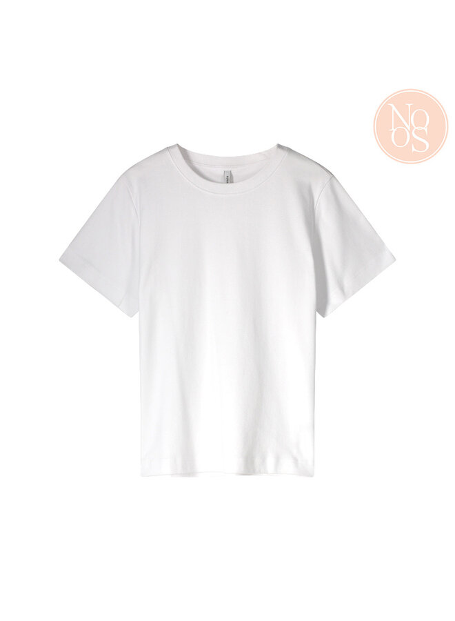 Lyon-30645 110 Summum Short sleeve top Classic Cotton Tee White