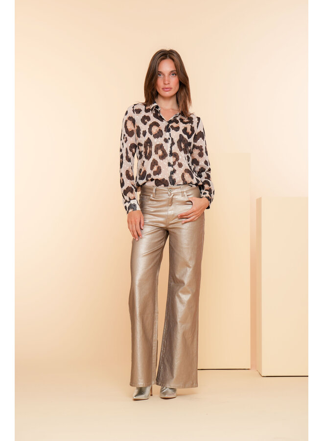 43690-20 720 Geisha Blouse sand/black