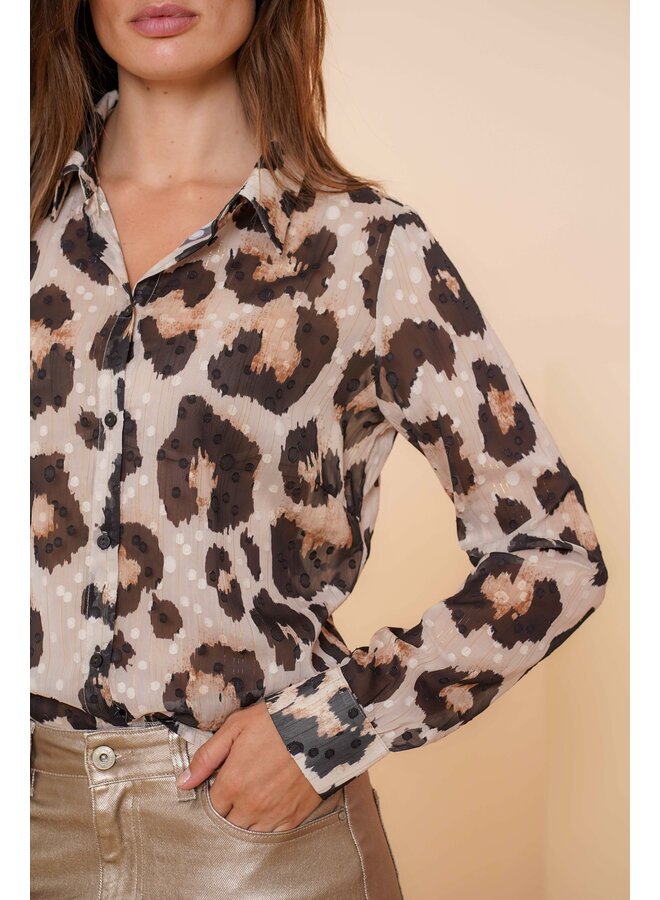 43690-20 720 Geisha Blouse sand/black