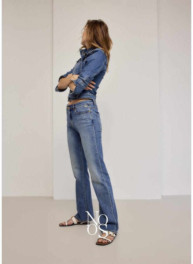 Lucca-5127 453 Summum flared jeans light weight cotton (4s2153) Denim