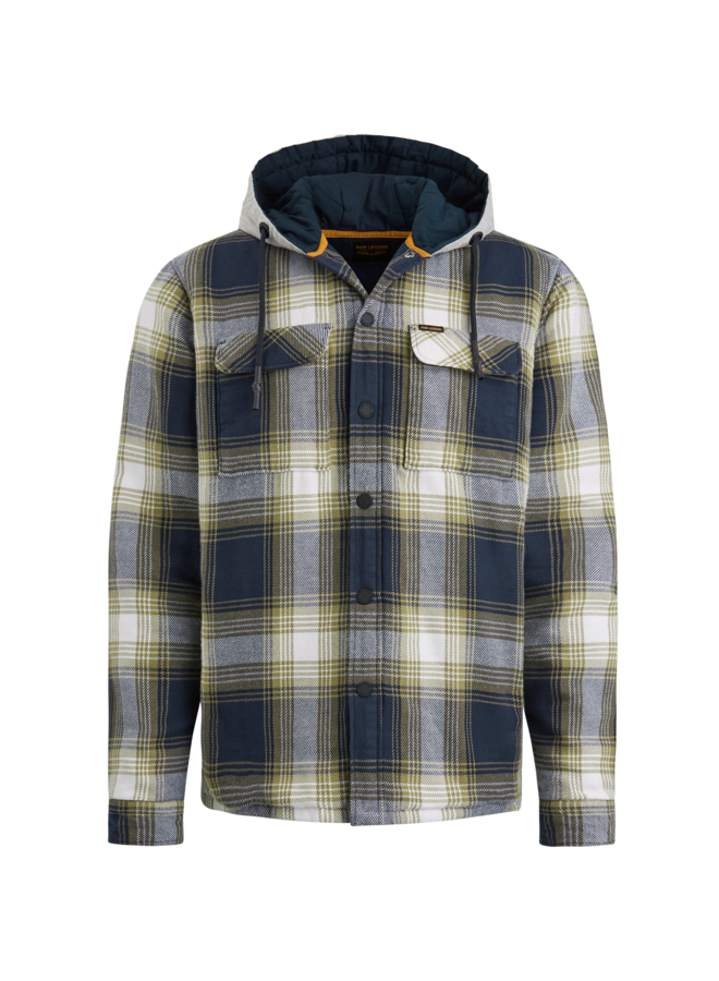 PSI2408216 5281 PME Legend Long Sleeve Shirt Ctn Flanel Check Quilted Salute