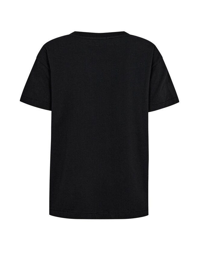 164510 801 MosMosh MM Solène O-SS Tee Black