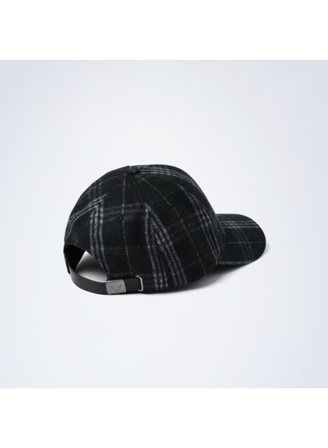 PAC2408902 999 PME Legend Cap Checked Wool blend Black
