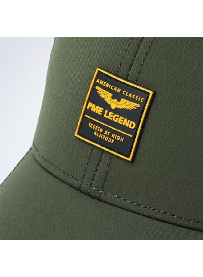 PAC2408901 6153 PME Legend Cap Nylon with badge Forest Night