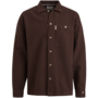 CSI2409221 8088 Cast Iron Long Sleeve Shirt Solid Regular fit Coffee Bean